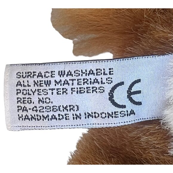 Aurora World Plush Fox Hand Puppet 18” Long With Tail Polyester Fiber tan white - Picture 6 of 15